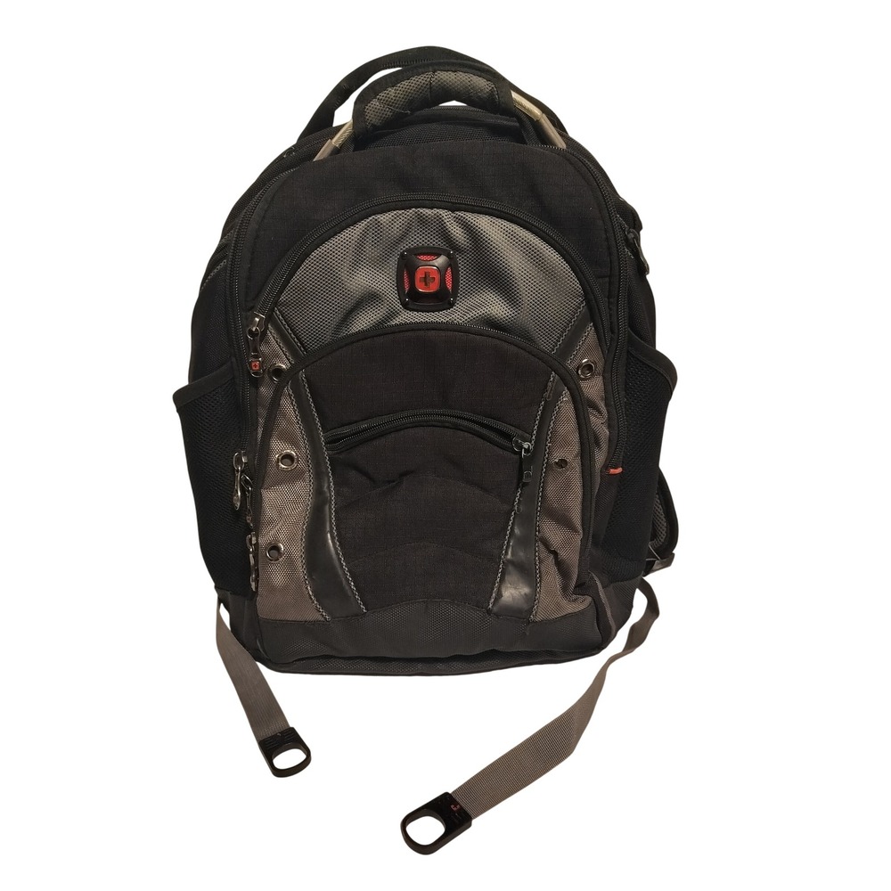 SwissGear Wenger Synergy Laptop Backpack Shock Absorbing Straps Travel Bag Heavy